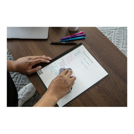 Rocketbook RKBEVR2LRCCDF Core Smart Dotted Rule Notebook, Blue - 8.5 x 11 in.