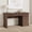 Brown, variant on 54" Fluted Home Office Desk with Storage, Modern Executive Desk with Charging Station, Wooden Computer Desk with Drawers for Storage File, Writing Desk for Study, Living Room, Bedroom