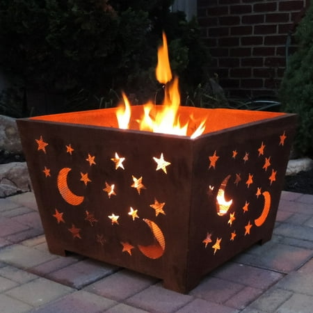 Esschert Design Star And Moon 23 5 In Fire Pit Walmart Com