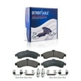 thumbnail image 4 of Detroit Axle - 325mm Front Wheel Hub Bearings, Drilled and Slotted Brake Kit Rotors and Ceramic Pads for 03-05 Chevy SSR - [02-05 Trailblazer EXT] - 02-05 GMC Envoy XL - [03-06 Isuzu Ascender], 4 of 8