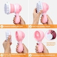 thumbnail image 3 of Pistola de burbujas rosa Sloosh con ventilador extraíble y kit de soluciones, 3 of 7