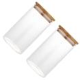thumbnail image 4 of Glass Storage Jar With Lids 2Pcs Bamboo Lid Sealed Jars Ideal For Food Storage 7.86X3.34X3.34IN Insect Proof Container, 4 of 4