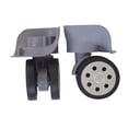 thumbnail image 2 of funtasica 1 Paire de Roues de Remplacement pour Bagages Roues de Valise Durables Support de Charge Pivotant Gris, 2 of 6