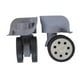 thumbnail image 2 of Ruedas de repuesto para equipaje A32, ruedas giratorias duraderas, silenciosas, con soporte de carga, para reparación de maletas de viaje, accesorios. Gris, 2 of 6