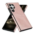 thumbnail image 3 of Dteck Card Slots Wallet Case for Samsung Galaxy S23 Ultra,Shockproof PU Leather Case Slim TPU Back Cover,Rosegold, 3 of 7