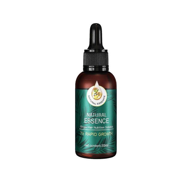 Ginger hair care essential oil repairs hair follicles, smoothes hair, softens and smoothes