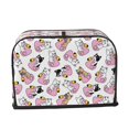 thumbnail image 2 of Yiaed French Bulldog Duck Print Two Slice Bread Machine Cover, Universal Size Kitchen Appliance Cover for Bread Machine,Bread Machine Cover, 2 of 7