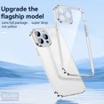 thumbnail image 4 of SaniMore for iPhone 13 Pro Max 6.7" 2021 Case, Plating Nano Shockproof Anti-fall Shell Lens All-inclusive [Camera Film] Anti-scratch Crystal-clear Thin Lightweight Cover for iPhone 13 Pro Max, Silver, 4 of 5