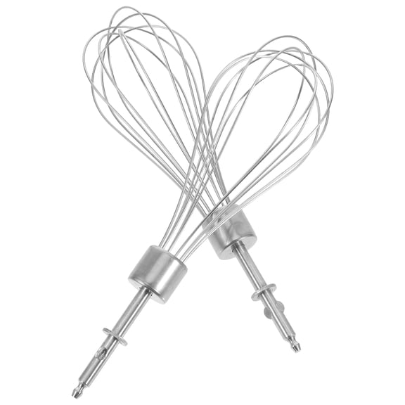 OULII Set of 2 Stainless Steel Handheld Beaters Whisks for Baking, Cooking, and Kitchen Use