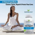 thumbnail image 5 of Liver Detox & Repair Formula - 22 Herbs Support Supplement: Milk Thistle Extract, Silymarin, N-Acetyl Cysteine, Beet, Artichoke, Dandelion, Chicory Root. 60 capsules 30 day supply, 5 of 5