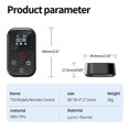 thumbnail image 3 of Smart Wireless Remote Control Waterproof Camera Controller for Go Pro Hero 8/9/10 MAX Remote Bluetooth-Compatible, 3 of 5