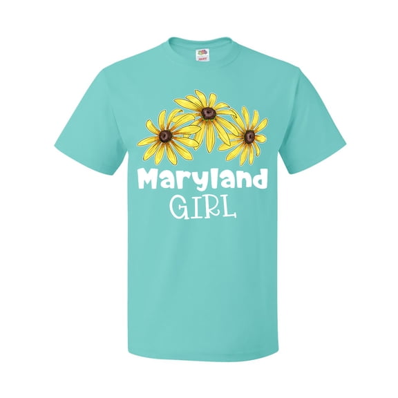 Inktastic Maryland Girl Black Eyed Susans Flowers T-Shirt