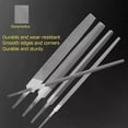 thumbnail image 4 of 6/8 Inch Steel Files Middle Tooth Flat/Semicircle/Triangle/Circle/Square Saw Files For Sharpening Straightening Grinding Wood, 4 of 5