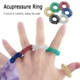 thumbnail image 6 of Refined Springs φ2.5cm Premium Anti Stress Rings Finger Massage Rings Acupressure Ring Stress Ring BLACK, 6 of 8