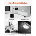 thumbnail image 3 of VEVOR Commercial Slushy Machine, 12Lx3 Triple Tank Frozen Drink Machine, 144 Cups Stainless Steel Margarita Smoothie Frozen Drink Maker, Slushie Maker, 3 of 9