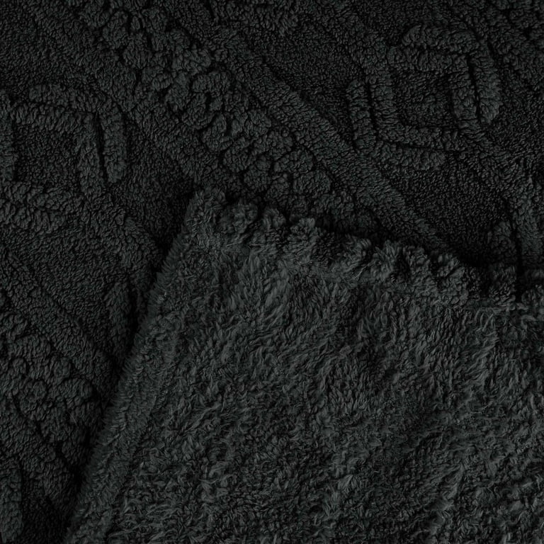 Onyx Black Blanket – Lux Designer Blankets