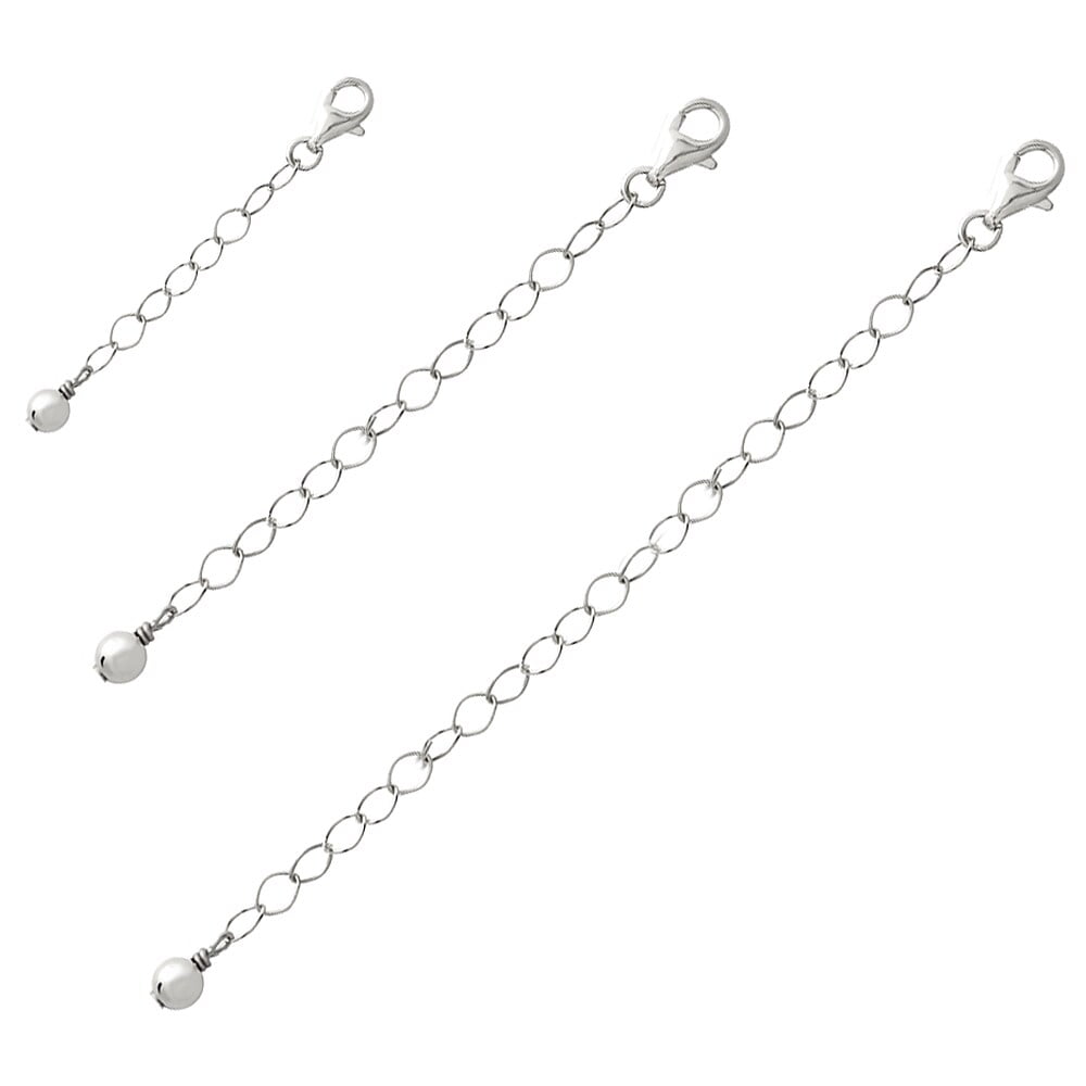  Zpsolution 925 Sterling Silver Necklace Extender
