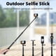 thumbnail image 4 of Varilla de extensión de palo selfie, top stick de selfie extensible 1/4 tornillo inferior 1/4 agujero roscado para la accio Osmo 4 3, 4 of 7