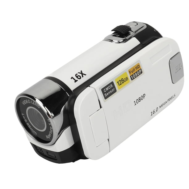 Cámara Digital, Cámara USB FHD 1080P 16MP Con Pantalla Giratoria De 2,4 Pulgadas, Zoom 16X, Luz De Relleno, Antivibración, Grabadora De Vídeo Portátil Para Niños Y Niñas