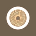 thumbnail image 5 of Acrylic LED Ceiling Fan Light Enclosed Chandelier Dimmable Modern Fxiture Remote 50cm, 5 of 20