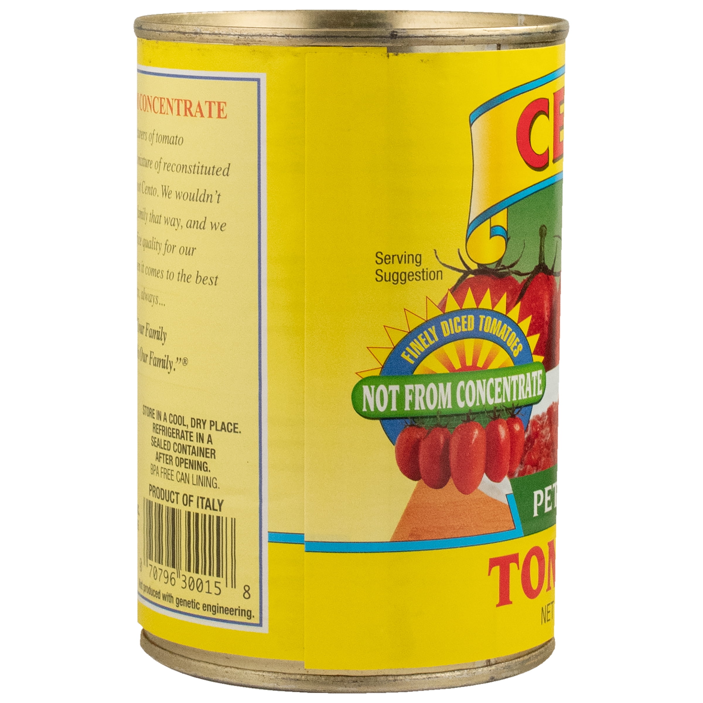 (7 pack) Cento Petite Diced Tomatoes, 14.5 Oz