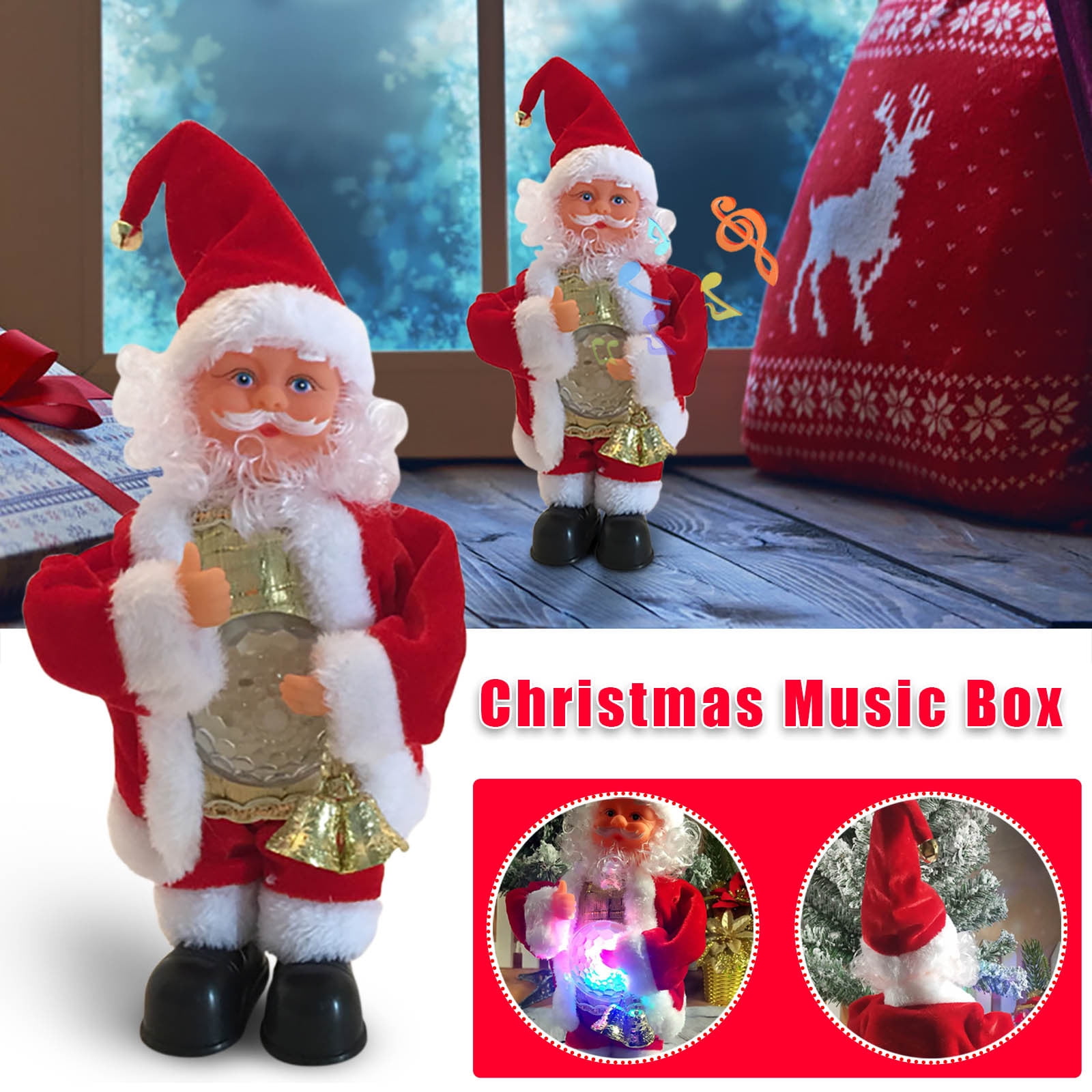 Chiccall Toys, Singing Santa Claus And Dancing Santa Claus, Their