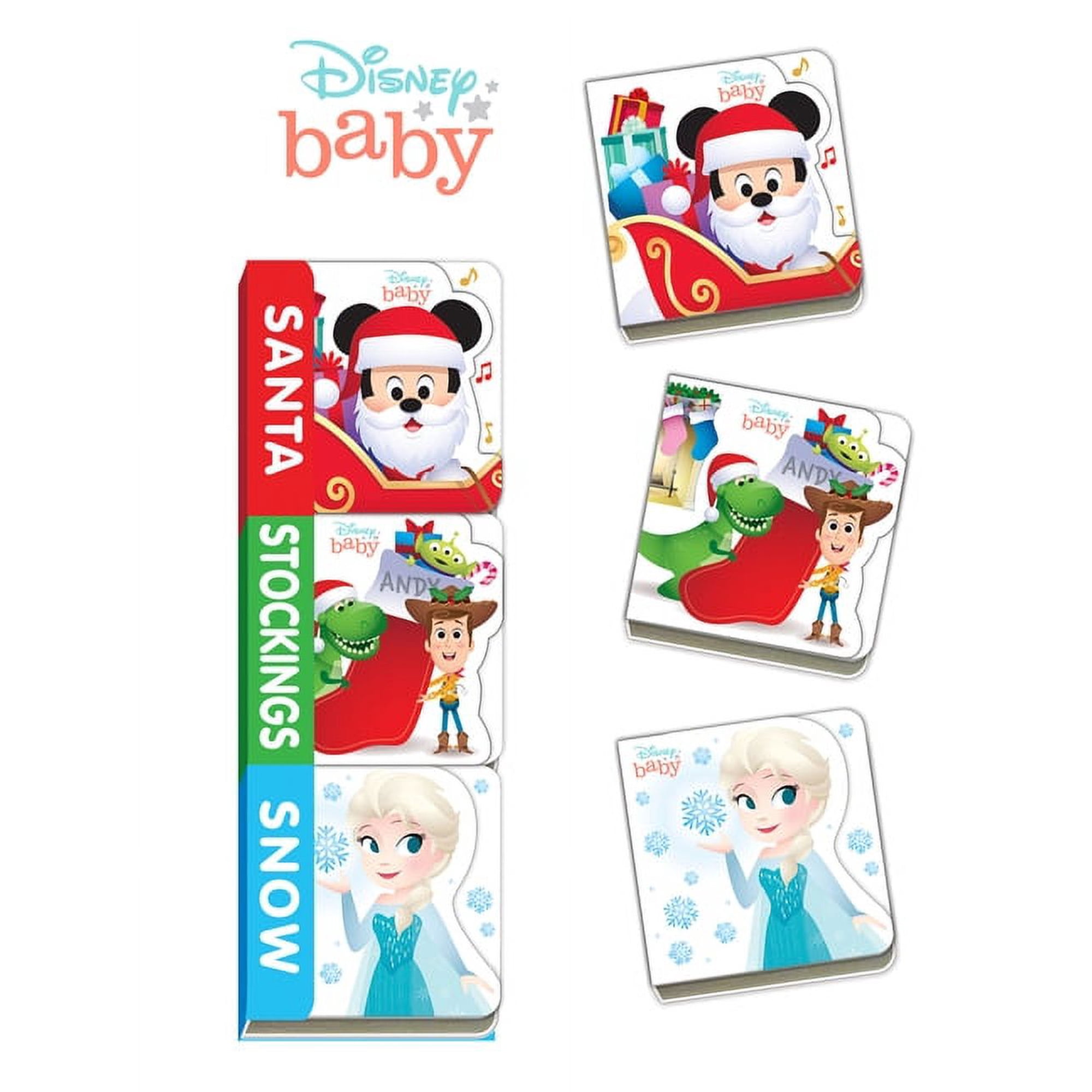 Teeny Tiny Books Disney Baby: Santa, Stockings, Snow, (Board Book)