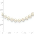 thumbnail image 2 of Sterling Silver Rhodium 5-6mm White Fw Cultured Pearl Necklace Made In Canada qh4769-20, 2 of 5