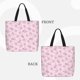 thumbnail image 2 of Easygdp Cute Pig Bolsa Tote para Mujer, Bolso de Hombro para Trabajo, Playa, Viajes, Compras y Supermercado, 2 of 7