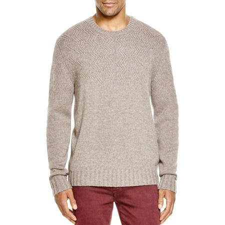 New Mens Cashmere Sweater - Bloomingdale's NEW Beige Mens Size XL Crewneck Cashmere Sweater