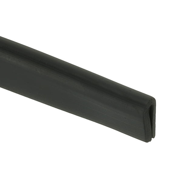 1/16" Rubber Edge Trim, 10 ft Edge Protector U Channel Edge Trim for Keen Edge, Sheet Metal, Car Doors, Hatches, Table Corners, Black