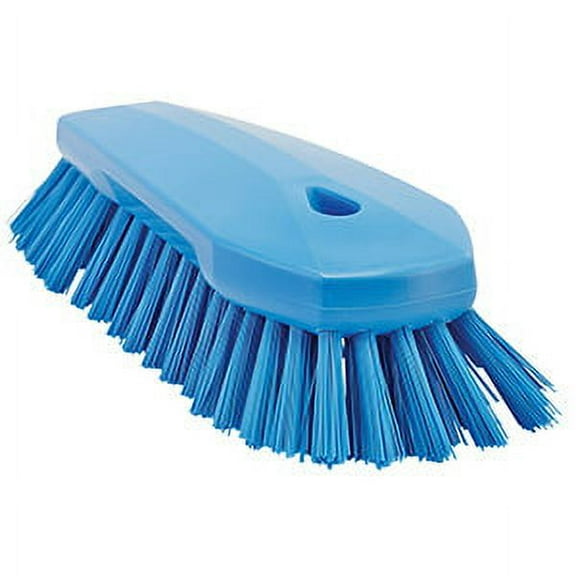 Vikan Extra-Large Hand Brush- Extra Stiff - Blue (2 Units)