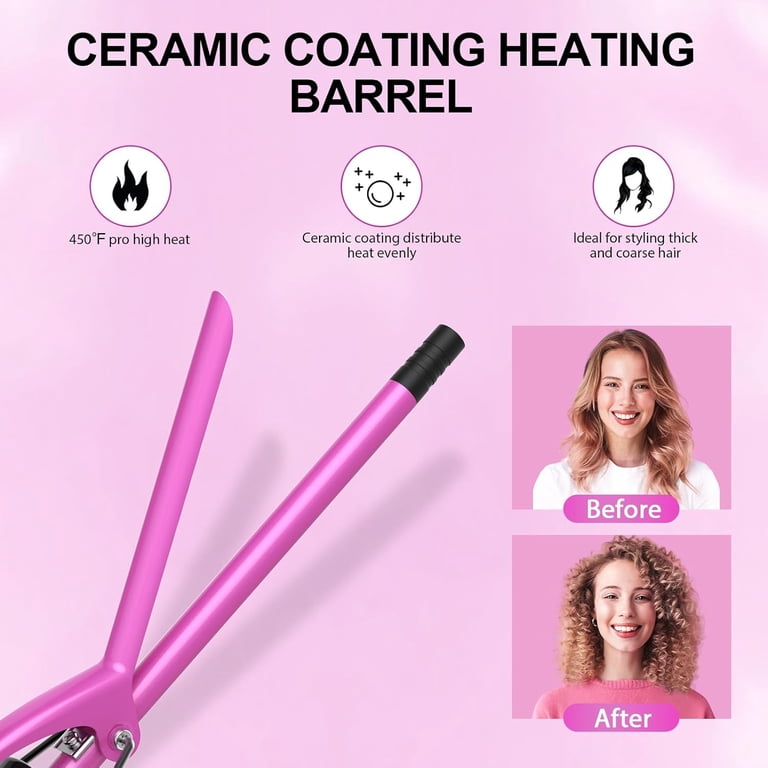 DAN Technology Small Barrel Ceramic Curling Iron Wand 3/8  display picture 1