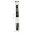 thumbnail image 2 of FONDOTIN Water Ph Tester Pen Shaped Plastic Multi For Aquariums Pools 1Pcs, 2 of 8