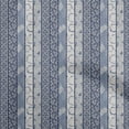 thumbnail image 1 of oneOone Viscose Jersey Navy Blue Fabric Asian Dabu Print Sewing Material Print Fabric By The Yard 60 Inch Wide, 1 of 4
