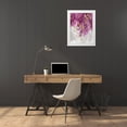 thumbnail image 3 of Robbins, Nikki 12x14 White Modern Wood Framed Museum Art Print Titled - Cascade Magenta, 3 of 4