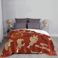 thumbnail image 6 of XMXT Flannel Throw Blanket for Couch, Halloween Pumpkin Mouse Bed Sofa Decor Blankets for Home Bedroom, 60 x 50 inches, 6 of 9