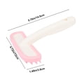 thumbnail image 3 of Fiudx Ofertas relámpago del día Suministros para peines para mascotas Peine de dientes suaves para masajes Peine depilatorio suave y cómodo Peine para el cuidado del pelo de mascotas, 3 of 7