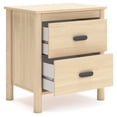 thumbnail image 4 of Signature Design by Ashley Cabinella 2 Drawer Nightstand, Tan, 4 of 9