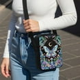 thumbnail image 3 of Binienty Lightweight Sling Bag for Women Floral Butterfly Moon Crossbody Purse Anti Theft RFID Casual Trendy Bag Gifts for Fiancée, 3 of 7