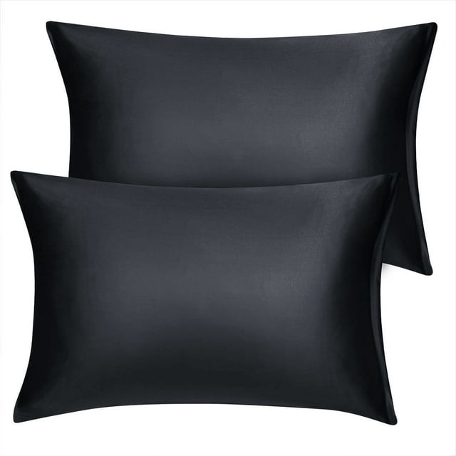 Unique Bargains Satin Pillowcase Zippered Silky Sateen