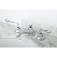 thumbnail image 2 of Kingston Brass Silver Sage Two Handle 8" to 16" Widespread Lavatory Faucet with Brass Pop-up, 2 of 2