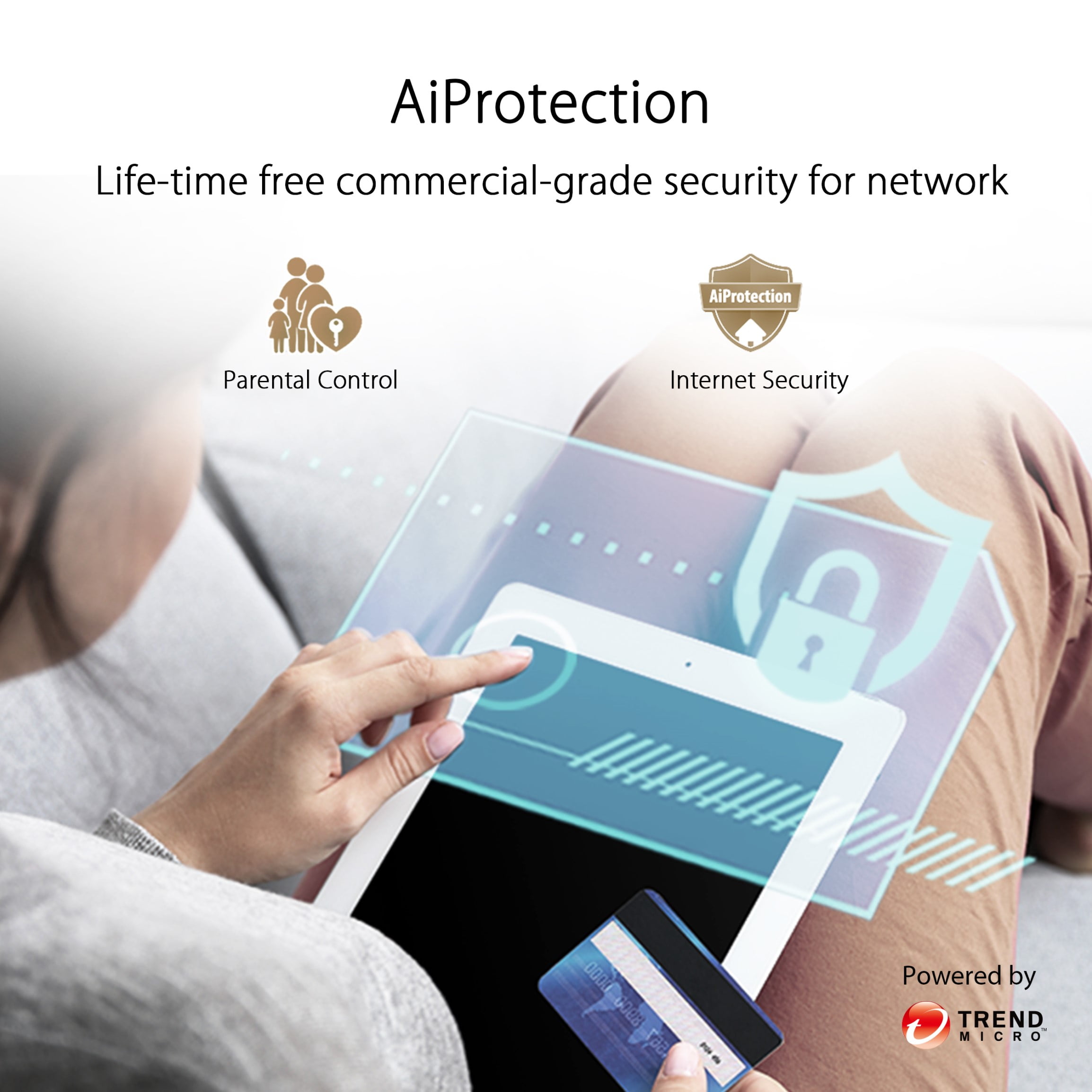 ASUS ZenWi-Fi Whole-Home Dual-Band Mesh Wi-Fi 6 System XD6 White - 2 Pack, Coverage up to 5, 400 sq. ft. & 4+ Rooms, 5400Mbps, AiMesh, Lifetime Free Internet Security, Parental Control, Easy Setup