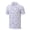 White Golf, variant on Men's Performance Golf Polo Shirt, Printed Short Sleeve, Dry Fit & Moisture Wicking, UPF 40+ 4-Way Stretch