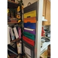 thumbnail image 4 of AGCAN 2 Pack Cascading Hanging Wall File Organizer, Black with 12 Removable Poly Assorted Color Folders, Wall-Mounted Folder Organizer for Office School Home, 4 of 10