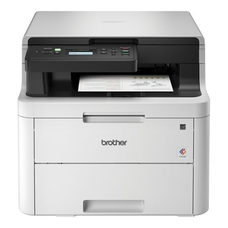 Copy Printing - Brother HL-L3290CDW Compact Digital Color Printer Providing Laser Quality Results with Convenient Flatbed Copy & Scan, Plus Wireless and Duplex Printing