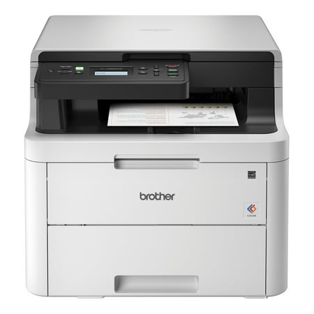 Brother HL-L3290CDW Compact Digital Color Printer Providing Laser Quality Results with Convenient Flatbed Copy & Scan, Plus Wireless and Duplex (Best Laser Printer And Scanner Combo)