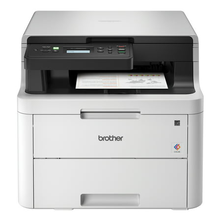 Brother HL-L3290CDW Compact Digital Color Printer Providing Laser Quality Results with Convenient Flatbed Copy & Scan, Plus Wireless and Duplex (Best Laser Printer For T Shirt Printing)