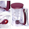 thumbnail image 5 of Pancake Batter Dispenser - 4-Cup Batter Dispenser with Squeeze Handle & Measuring Marks for Pancakes, Waffles, Muffins, Crepes & Cupcakes - Baking Tool (), 5 of 6