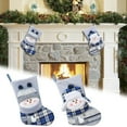 thumbnail image 7 of Christmas Indoor Decorations, Hwkond Christmas Knitted Bags, Fabric Christmas Decorative Socks, Three-dimensional Snowman Decorative Gifts, Candy BagsUp to 60% Off Clearance Sale, 7 of 7